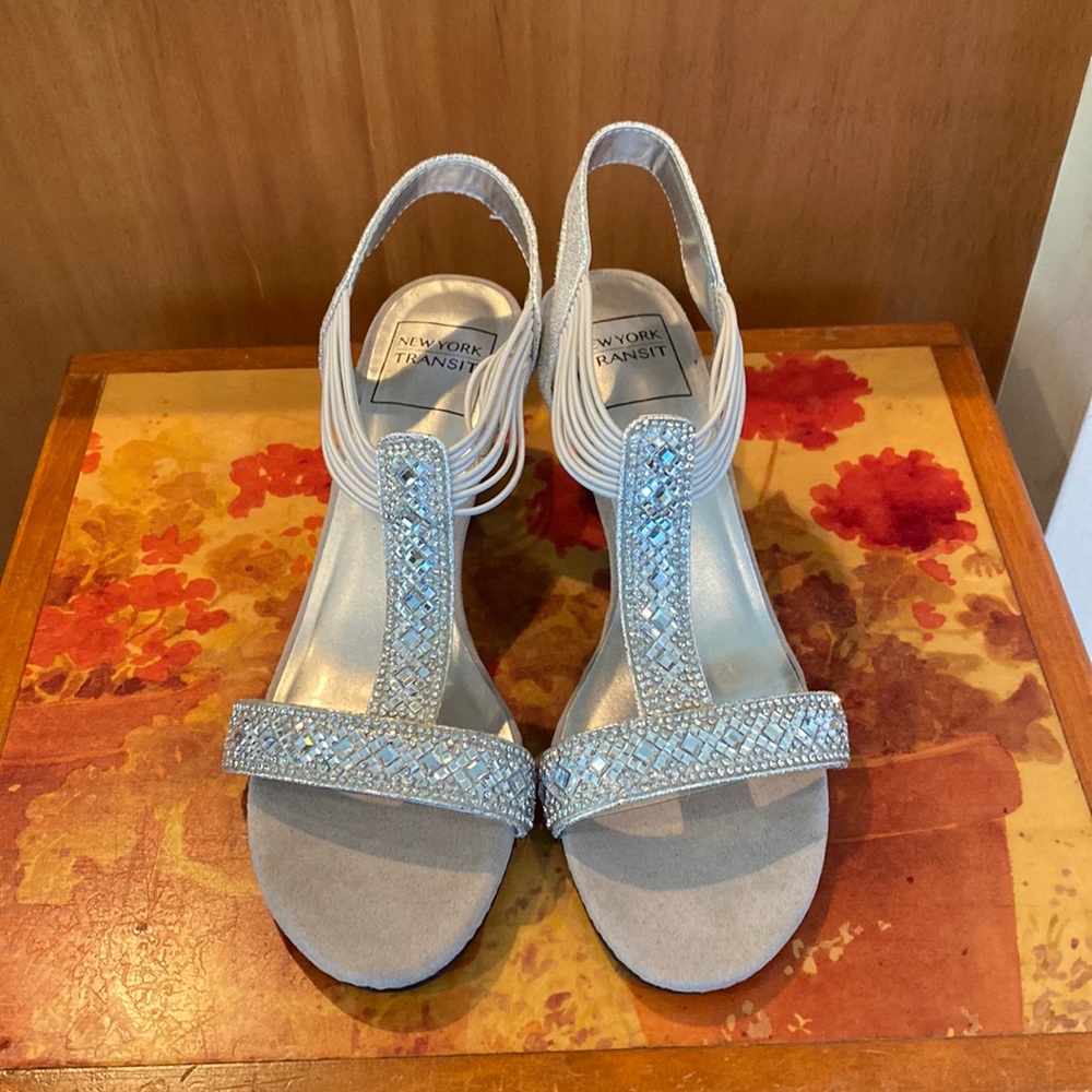 Silver heels